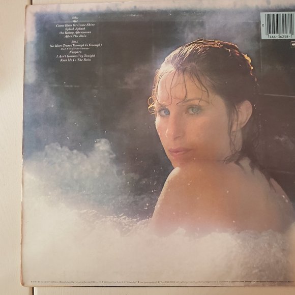 Barbara Streisand - Wet - Vinyl Record - Picture 2 of 2